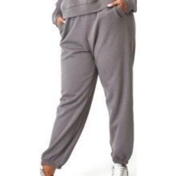 Women's Trendy Plus High Rise Sweatpants Size 12 - Picture 1 of 3